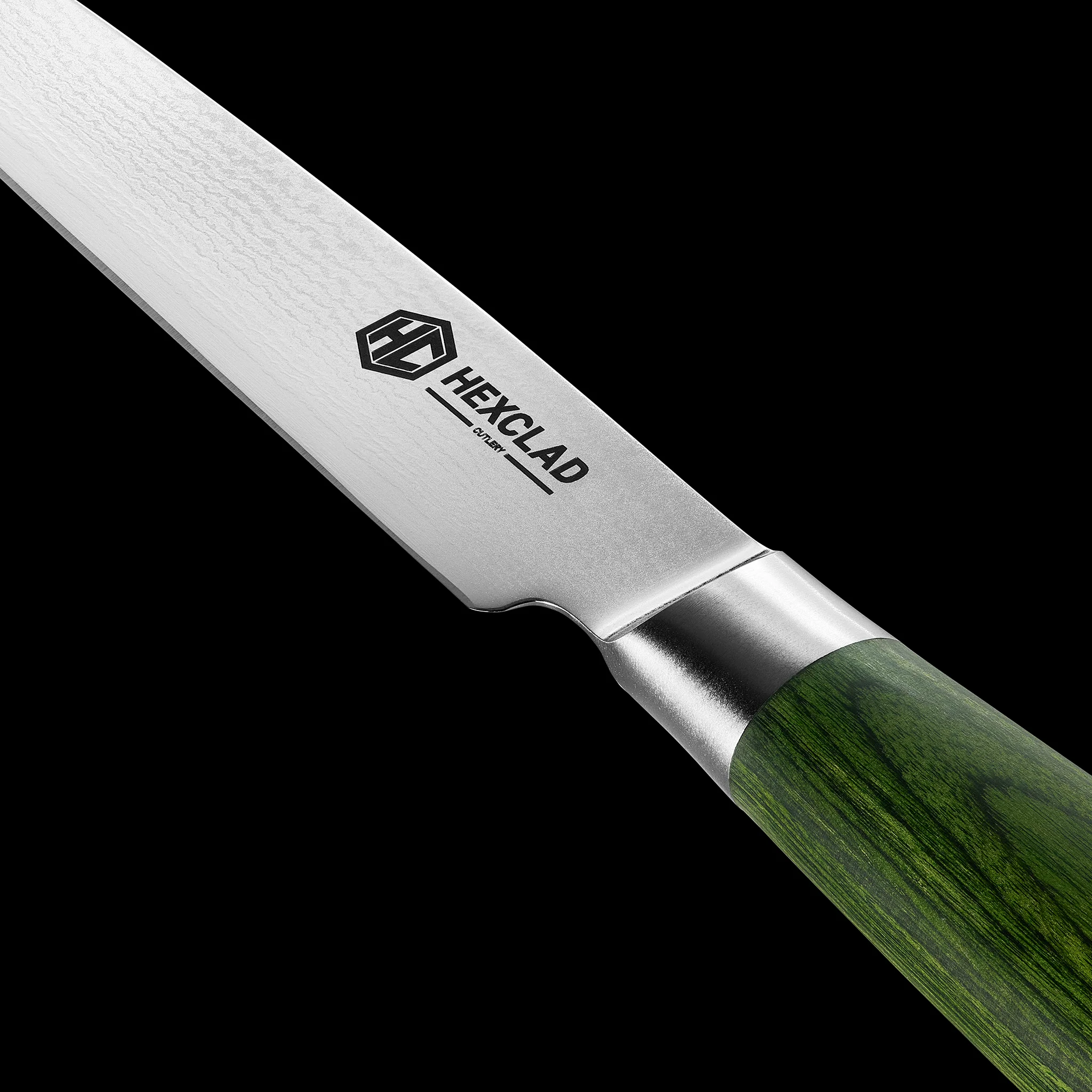 4 pc Japanese Damascus Steel Steak Knife Set - Image 3